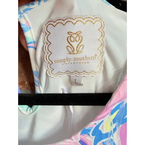 Simply Southern Beach Colorful Dress Size Large NWT - Picture 3 of 3